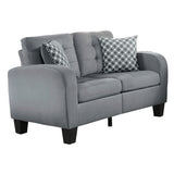Sinclair Gray Loveseat - Ornate Home