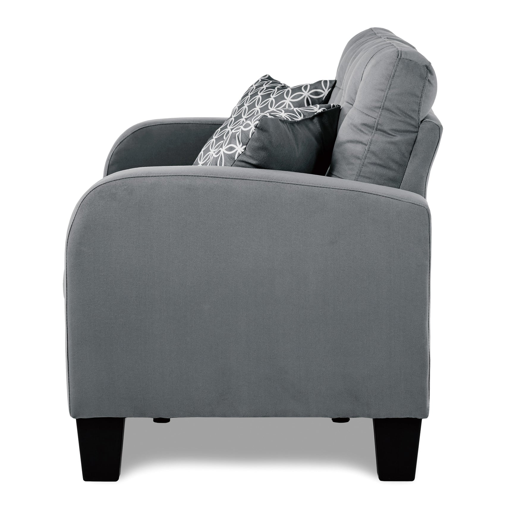 Sinclair Gray Loveseat - Ornate Home