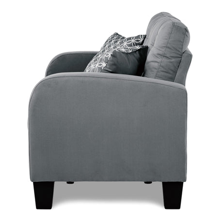 Sinclair Gray Loveseat - Ornate Home