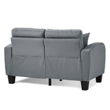 Sinclair Gray Loveseat - Ornate Home