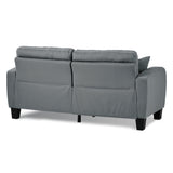 Sinclair Gray Sofa & Loveseat - Ornate Home