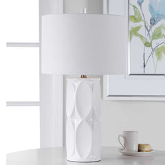 Sinclair White Table Lamp - Ornate Home