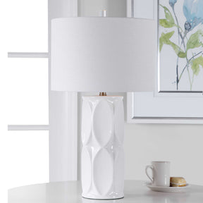 Sinclair White Table Lamp - Ornate Home