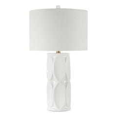 Sinclair White Table Lamp - Ornate Home