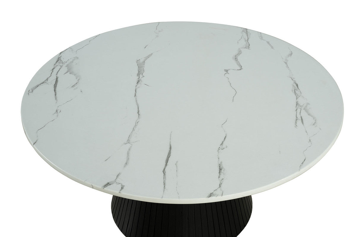 Sindal Black Round Cocktail Table - Ornate Home