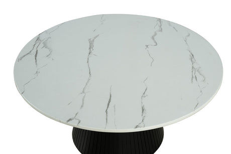 Sindal Black Round Cocktail Table - Ornate Home