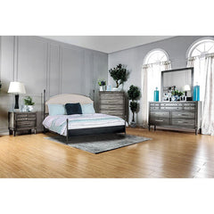Sinead Powder Coated Gen Metal/Beige Twin Bed - Ornate Home