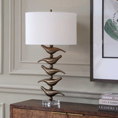 Sing Song Bronze Table Lamp - Ornate Home