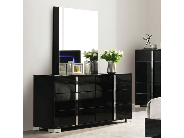 Sinistra Black Dresser - Ornate Home