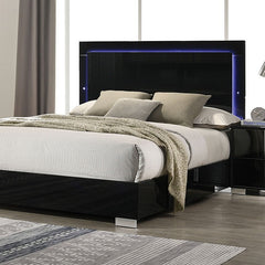 Sinistra Black Queen 4 Piece Bedroom Set - Ornate Home