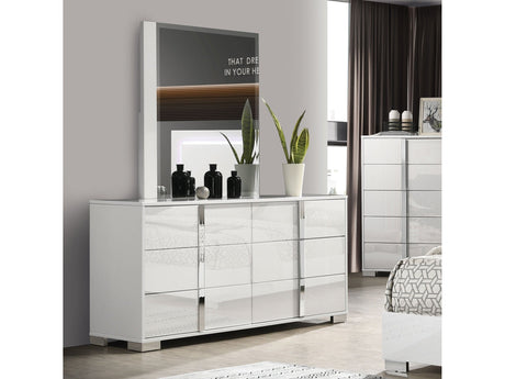 Sinistra White Dresser - Ornate Home