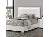 Sinistra White Eastern King Bed - Ornate Home