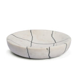 Sintessi White Round Marble Decorative Bowl - Ornate Home