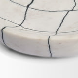 Sintessi White Round Marble Decorative Bowl - Ornate Home