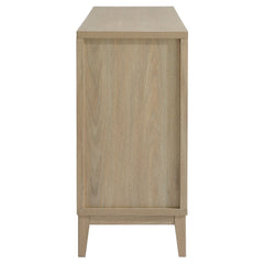 Sinya Light Oak 4-Door Sideboard - Ornate Home