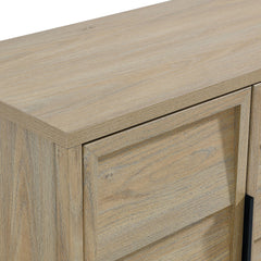 Sinya Light Oak 4-Door Sideboard - Ornate Home