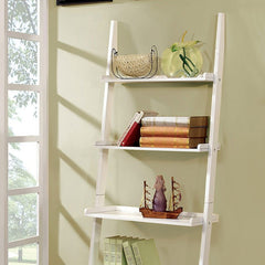 Sion White Ladder Shelf - Ornate Home