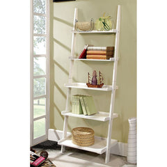 Sion White Ladder Shelf - Ornate Home