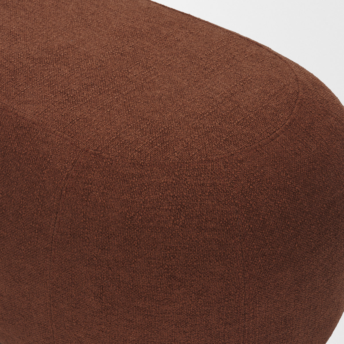 Siren Burgundy/Brown Fabric Ash Wood Oblong Bench - Ornate Home