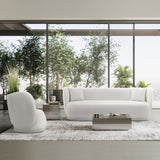 Siri 2 Piece Sofa and Accent Chair Set in Cream - Ornate Home