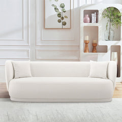 Siri 2 Piece Sofa and Accent Chair Set in Cream - Ornate Home
