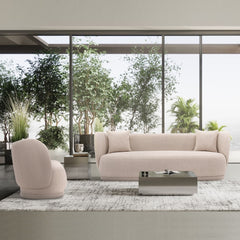 Siri 2 Piece Sofa and Accent Chair Set in Wheat - Ornate Home