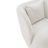 Siri Accent Chair in Cream - Ornate Home