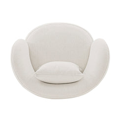 Siri Accent Chair in Cream (set of 2) - Ornate Home