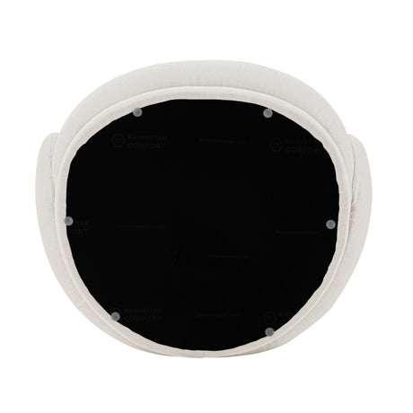 Siri Accent Chair in Cream (set of 2) - Ornate Home