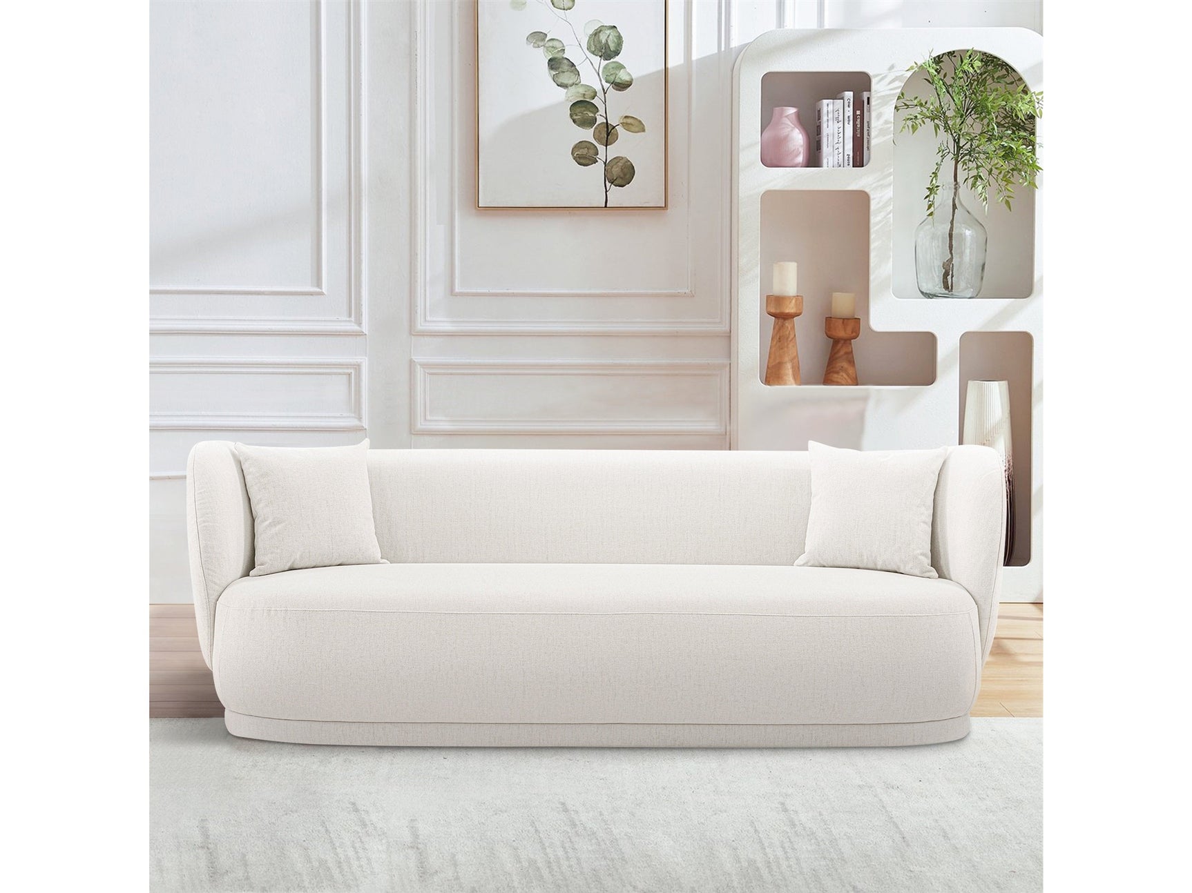 Siri Sofa in Cream - Ornate Home