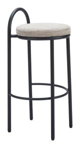 Sisal Beige Tweed Barstool (Set of 2) - Ornate Home