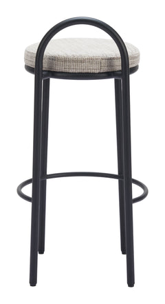 Sisal Beige Tweed Barstool (Set of 2) - Ornate Home