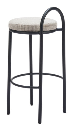 Sisal Beige Tweed Barstool (Set of 2) - Ornate Home