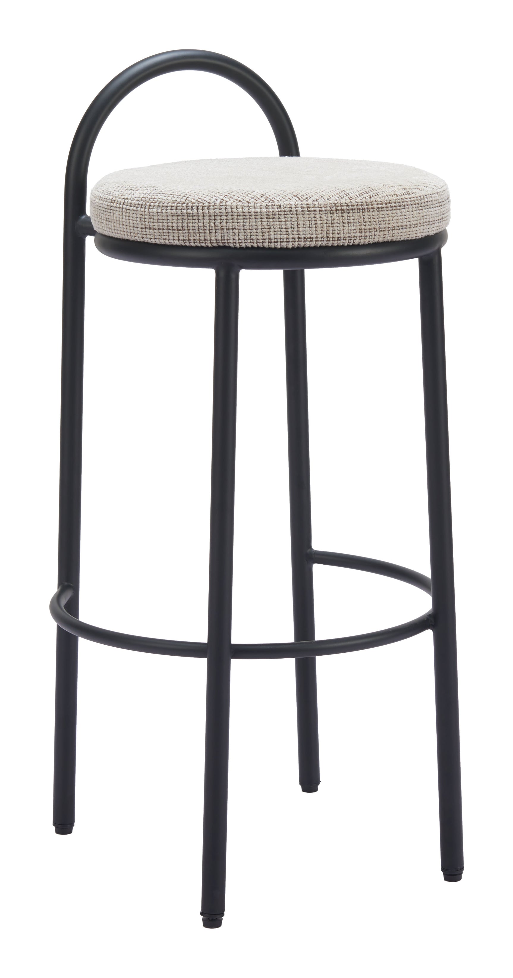 Sisal Beige Tweed Barstool (Set of 2) - Ornate Home