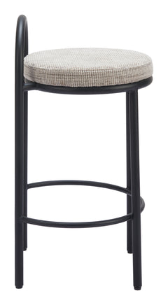 Sisal Beige Tweed Counter Stool (Set of 2) - Ornate Home