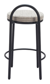 Sisal Beige Tweed Counter Stool (Set of 2) - Ornate Home
