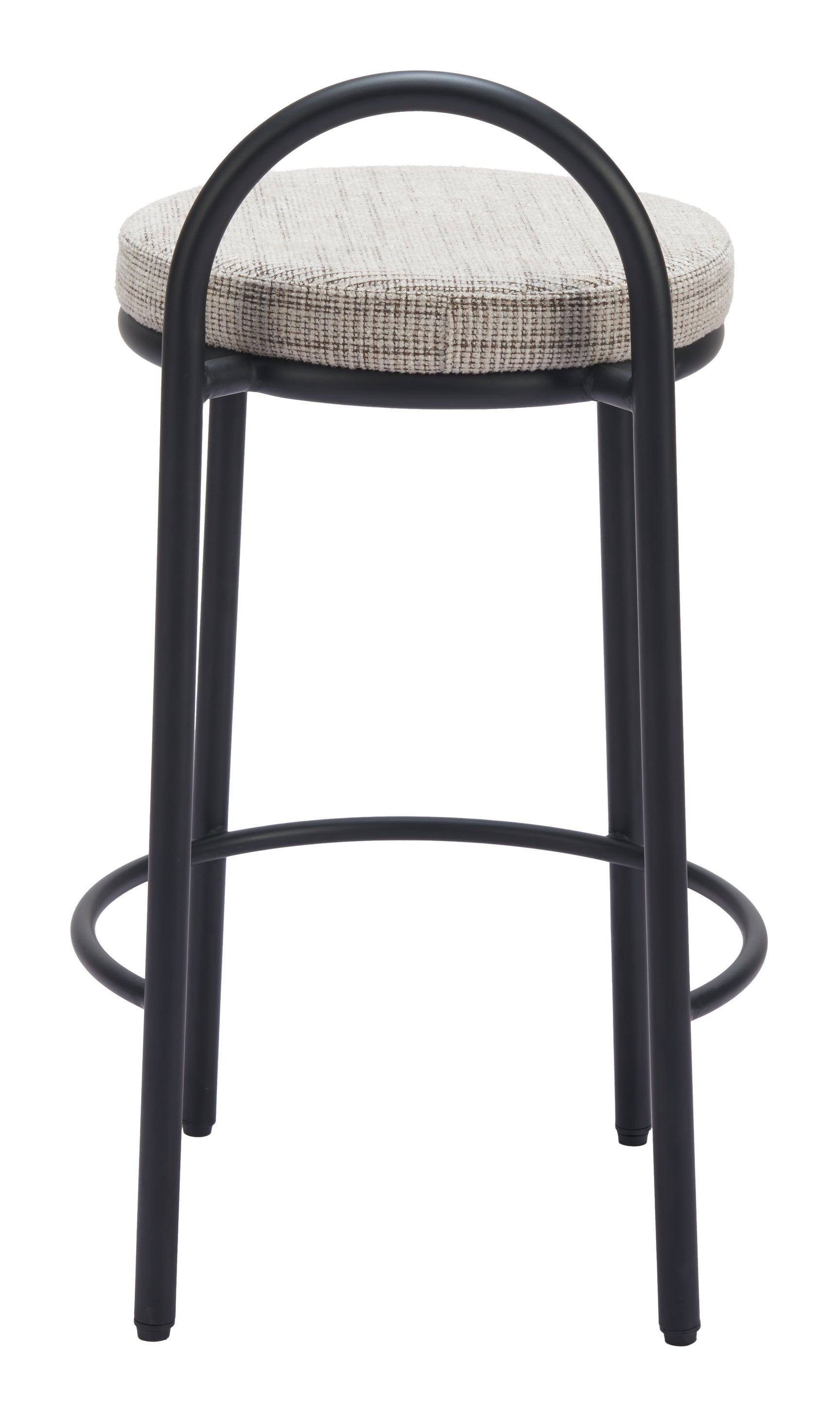 Sisal Beige Tweed Counter Stool (Set of 2) - Ornate Home