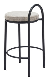 Sisal Beige Tweed Counter Stool (Set of 2) - Ornate Home