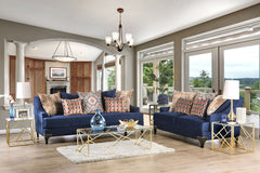 Sisseton Navy Loveseat - Ornate Home