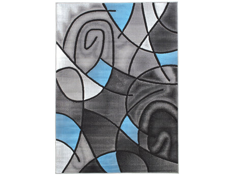 Sivas Charcoal Blue 8' X 10' Area Rug - Ornate Home