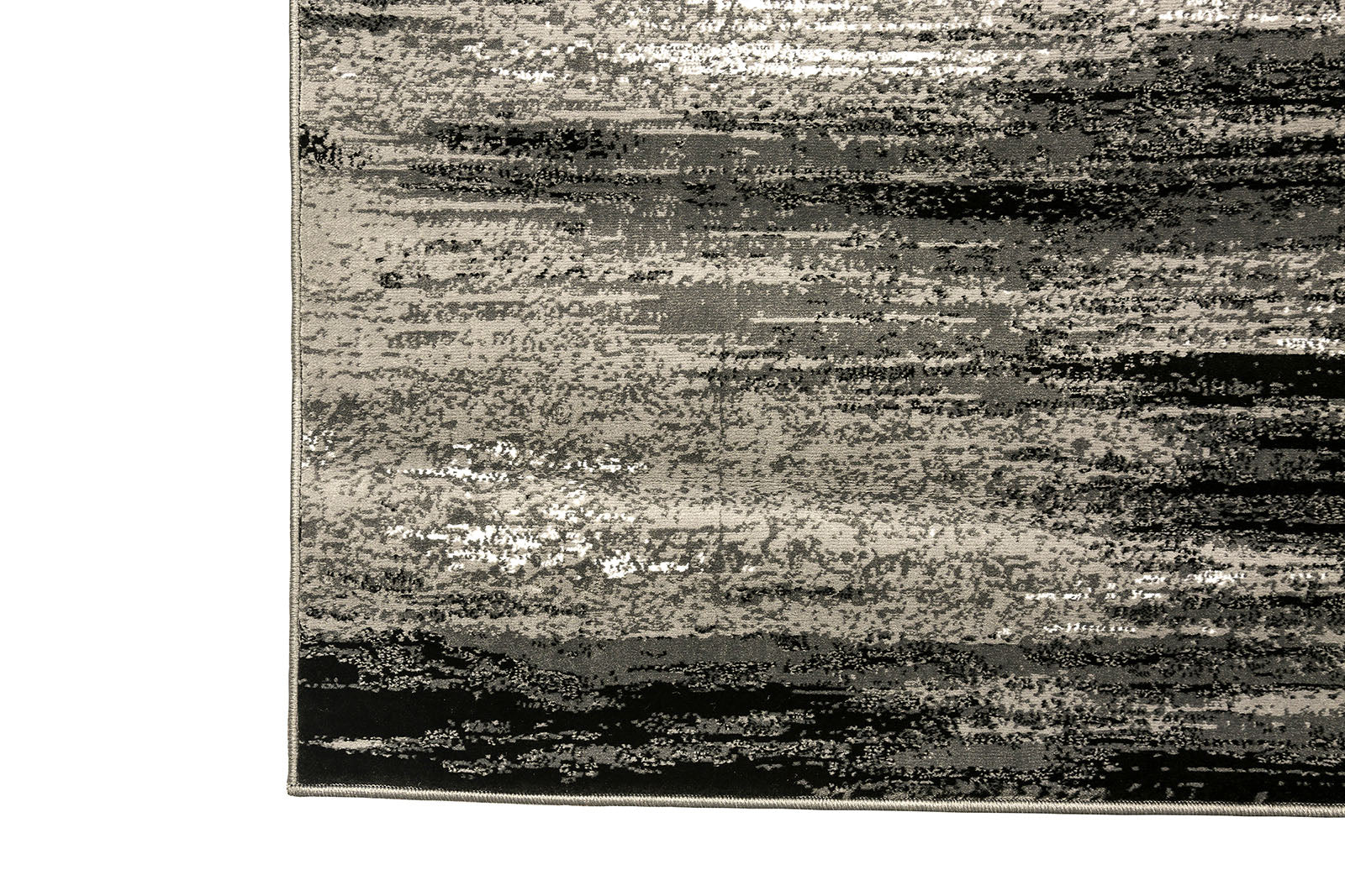 Sivas Gray/Black 5' X 8' Area Rug - Ornate Home