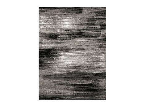 Sivas Gray/Black 8' X 10' Area Rug (Textured Brushstroke) - Ornate Home