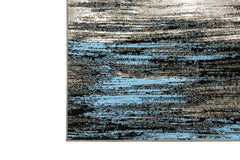 Sivas Gray/Blue 8' X 10' Area Rug - Ornate Home