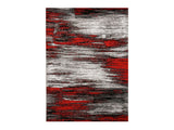 Sivas Gray/Red 5' X 8' Area Rug - Ornate Home