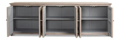 Six Diamonds Grey Sideboard - Ornate Home