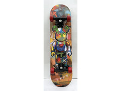 Skateboard Graffiti Bear Red Wall Art - Ornate Home