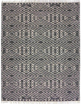 Skedee Black/Cream Diamond Area Rug - Ornate Home