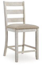 Skempton Two-tone Counter Height Dining Table and 6 Barstools (Online Special Price) - Ornate Home