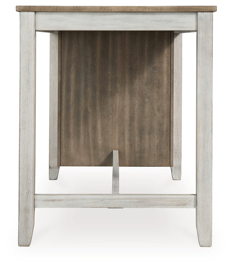 Skempton Two-tone Counter Height Dining Table and 6 Barstools - Ornate Home