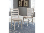 Skempton White/Light Brown Dining Chair (Set of 2) (Online Special Price) - Ornate Home